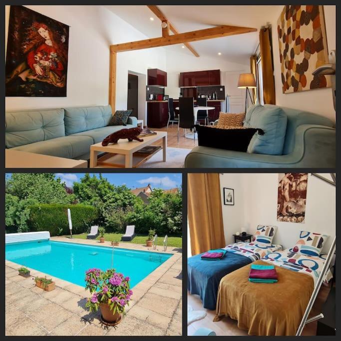 Alsace Bas-Rhin Logis Independant Avec Piscine Privee Lägenhet Alteckendorf Exteriör bild